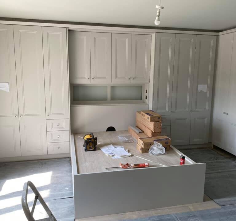 Bedroom Fit-out by the maintenance crew